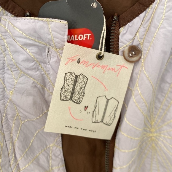 Free People Movement Kacie Reversible
Quilted Liner Vest NWOT - Picture 4 of 11